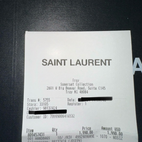 Saint Laurent Rive Gauche Tote - Picture 12 of 12